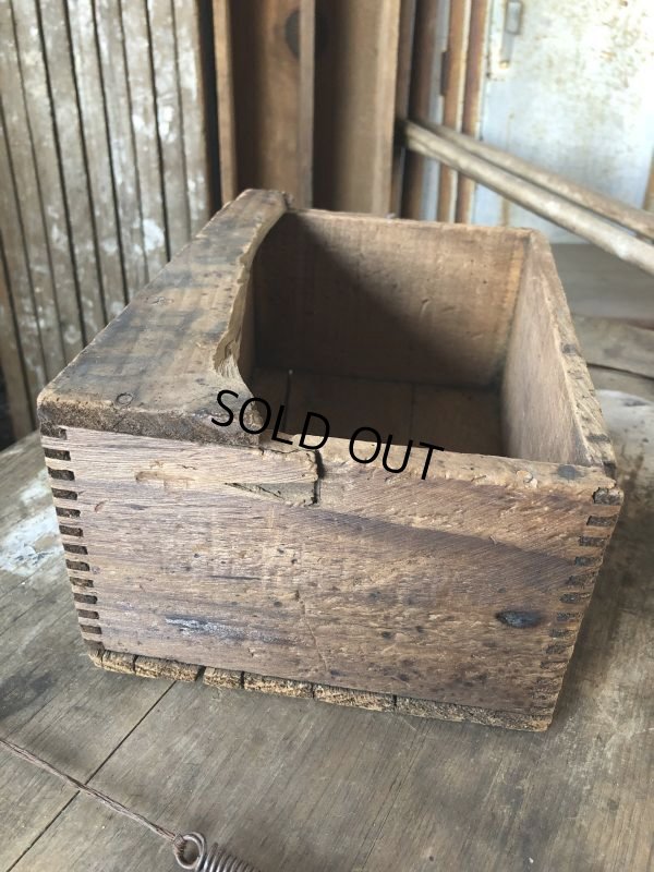 画像7: Antique Phoenix Bull Gog Toe Calks Wooden Box (B667)