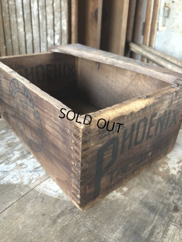 画像14: Antique Phoenix Bull Gog Toe Calks Wooden Box (B667)