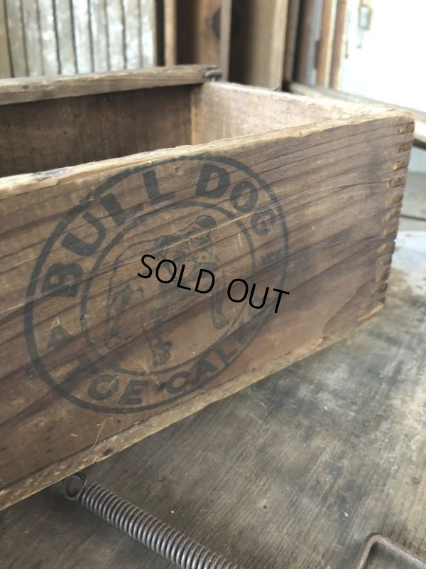 画像11: Antique Phoenix Bull Gog Toe Calks Wooden Box (B667)