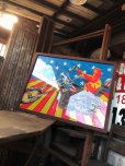 画像14: Vintage 60s Easy Rider Peter Fonda Super Cycle Psychedelic Poster w/Frame (B669)