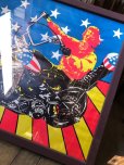 画像5: Vintage 60s Easy Rider Peter Fonda Super Cycle Psychedelic Poster w/Frame (B669)