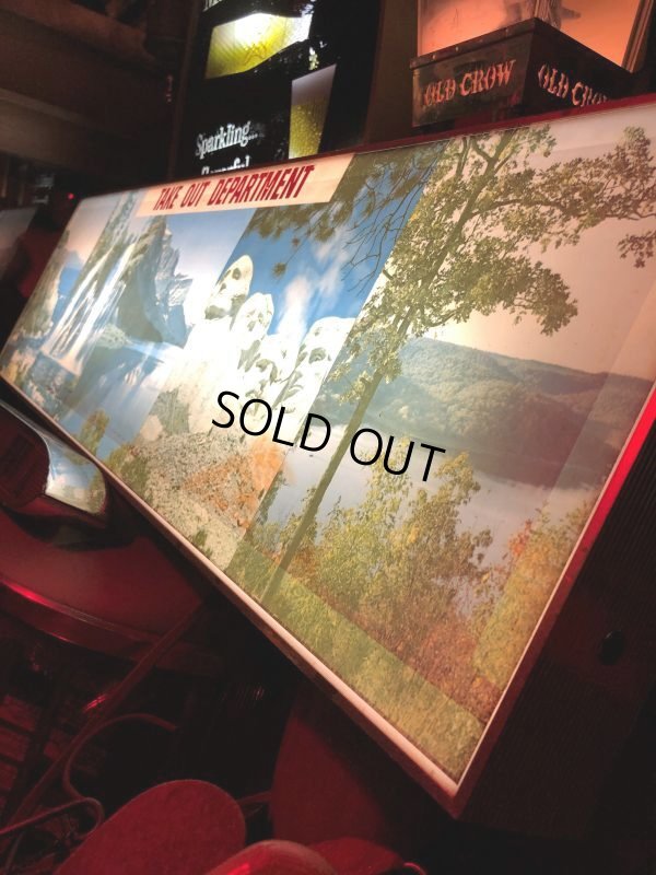 画像3: Vintage FALSTAFF Beer Advertising Mount Rushmore Store Display Lighted Sign (B670)