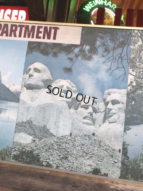 画像23: Vintage FALSTAFF Beer Advertising Mount Rushmore Store Display Lighted Sign (B670)