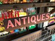 画像2: 50s Vintage Antiques Hand Painted Sign (B671) (2)