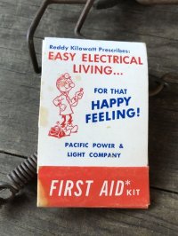 Vintage Reddy Kilowatt First Aid Kit (B672)
