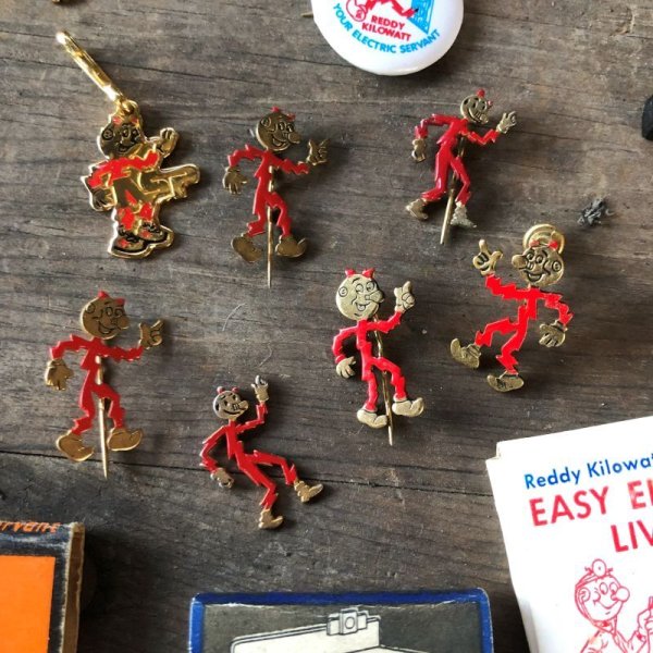 画像3: Vintage Reddy Kilowatt Pins (B680)