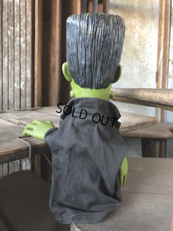 画像3: 60s Vintage Mattel The Munsters TV Show Herman Tanking Hand Puppet Doll (B686)