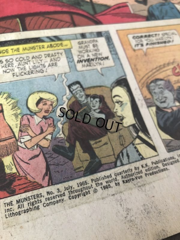 画像3: 60s Vintage Gold Key Comic The Munsters (B687)