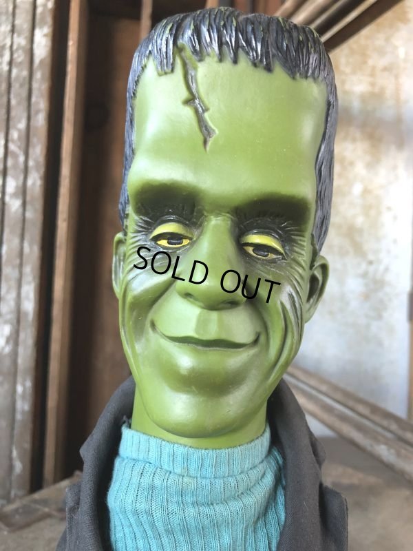 画像11: 60s Vintage Mattel The Munsters TV Show Herman Tanking Hand Puppet Doll (B686)