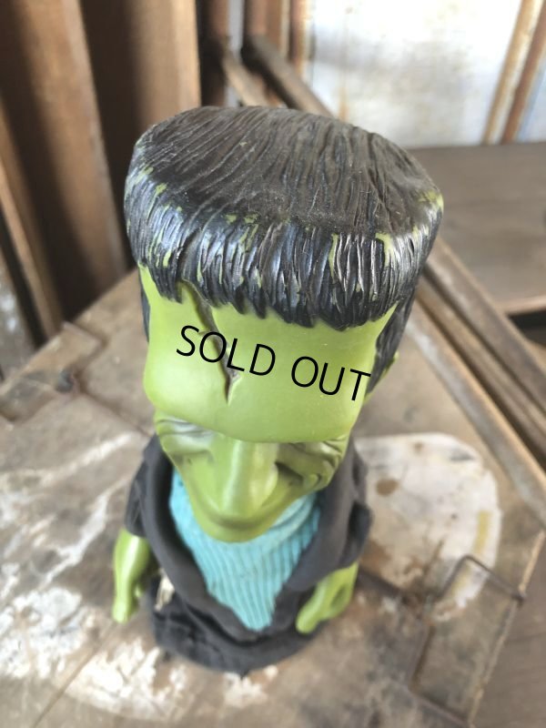 画像7: 60s Vintage Mattel The Munsters TV Show Herman Tanking Hand Puppet Doll (B686)