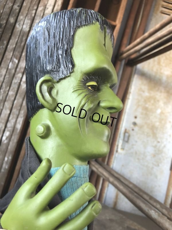 画像16: 60s Vintage Mattel The Munsters TV Show Herman Tanking Hand Puppet Doll (B686)