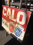 画像4: 60s Vintage CALO Pets Food & El Rancho Beer Advertising Store Display Double Side Sign (B688)