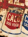 画像6: 60s Vintage CALO Pets Food & El Rancho Beer Advertising Store Display Double Side Sign (B688)