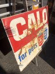 画像10: 60s Vintage CALO Pets Food & El Rancho Beer Advertising Store Display Double Side Sign (B688)