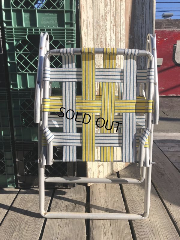 画像11: 60s Vintage Folding Lawn Chair YxW (B690)
