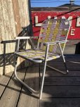 画像3: 60s Vintage Folding Lawn Chair Y x W,R (B695)