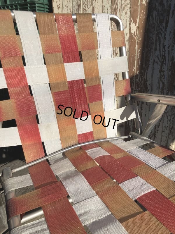 画像9: 60s Vintage Folding Lawn Chair RxW (B689)