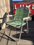 画像2: 60s Vintage Folding Lawn Chair G (B693) (2)