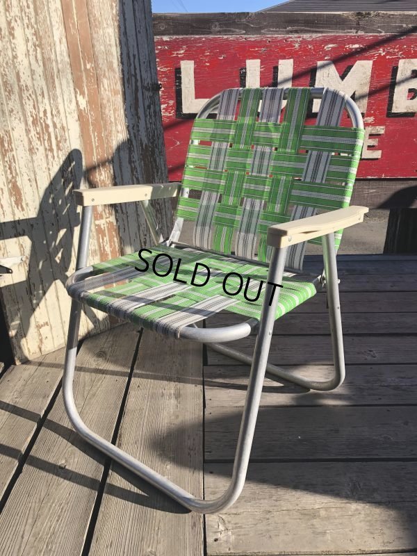 画像2: 60s Vintage Folding Lawn Chair G (B693)