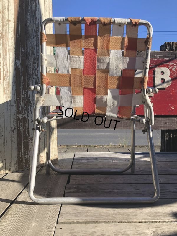 画像4: 60s Vintage Folding Lawn Chair RxW (B689)