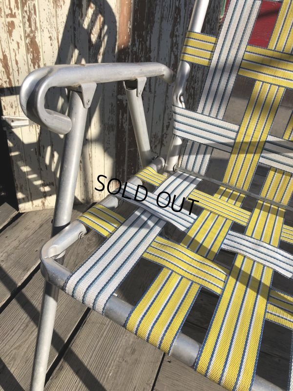 画像6: 60s Vintage Folding Lawn Chair YxW (B690)