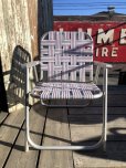 画像2: 60s Vintage Folding Lawn Chair WxR (B691) (2)