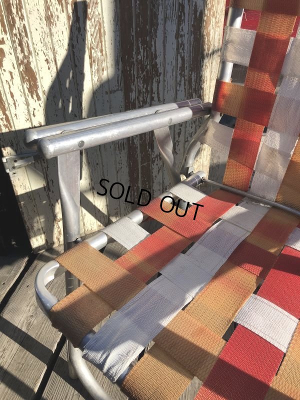 画像7: 60s Vintage Folding Lawn Chair RxW (B689)