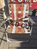 60s Vintage Folding Lawn Chair RxW (B689)