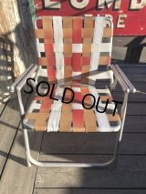 60s Vintage Folding Lawn Chair RxW (B689)