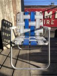 画像1: 60s Vintage Folding Lawn Chair B (B694) (1)
