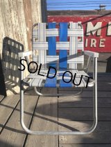 60s Vintage Folding Lawn Chair B (B694)
