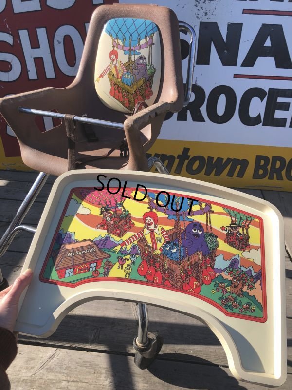 画像21: Vintage McDonald's Kids High Chair (B696)