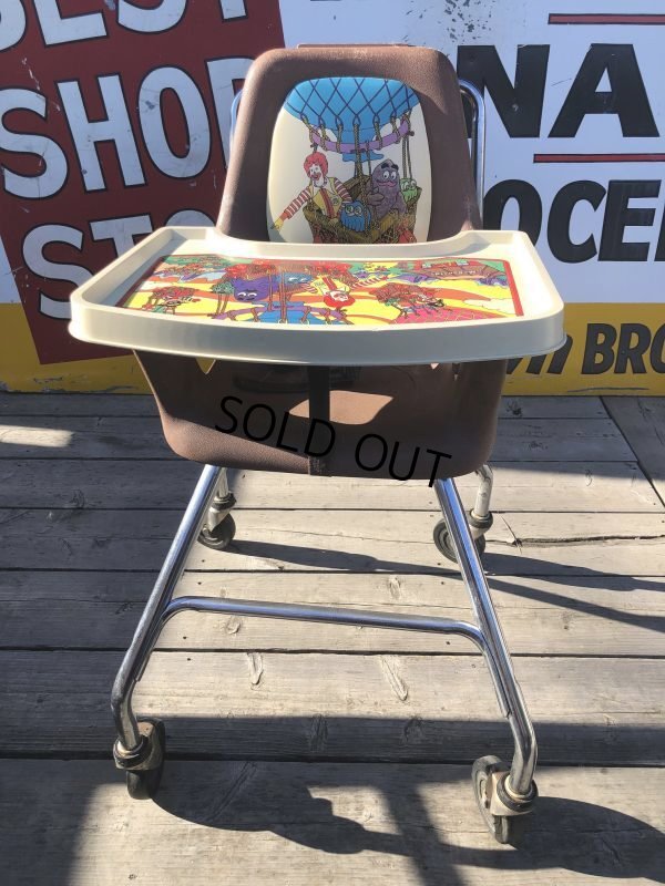 画像5: Vintage McDonald's Kids High Chair (B696)