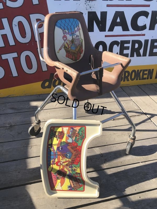 画像6: Vintage McDonald's Kids High Chair (B696)