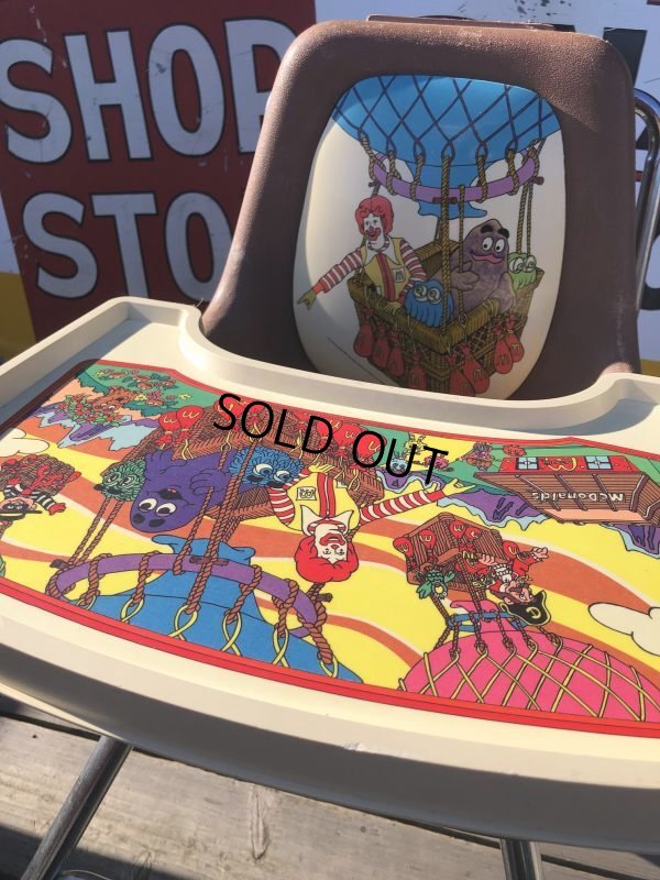 画像10: Vintage McDonald's Kids High Chair (B696)