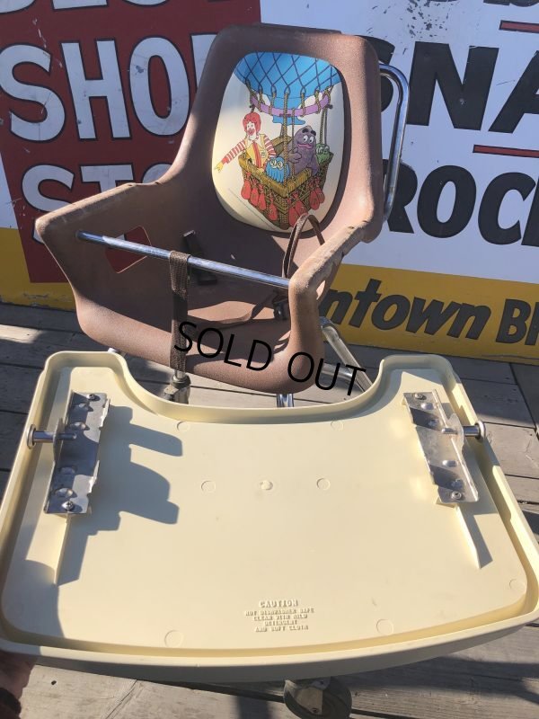 画像7: Vintage McDonald's Kids High Chair (B696)