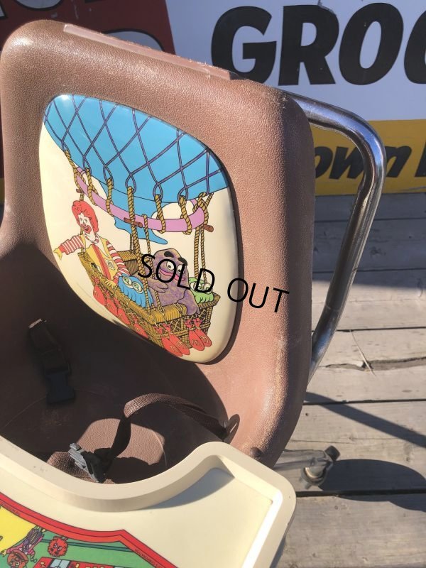 画像14: Vintage McDonald's Kids High Chair (B696)