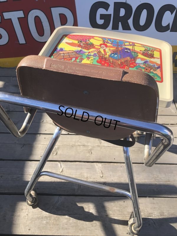 画像15: Vintage McDonald's Kids High Chair (B696)