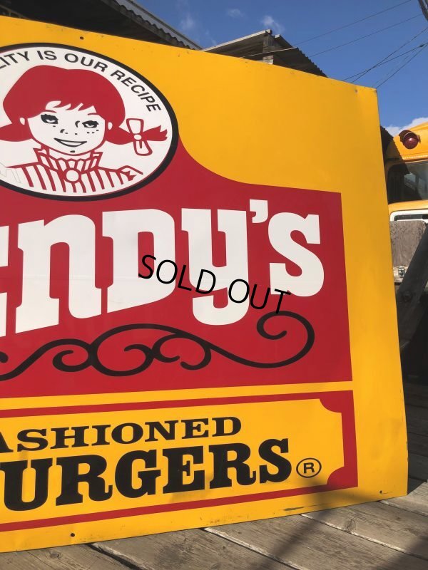 画像17: 【店舗引き取り限定】Vintage Wendy's Advertising Store Display Sign Huge！ (B650)