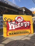 【店舗引き取り限定】Vintage Wendy's Advertising Store Display Sign Huge！ (B650)