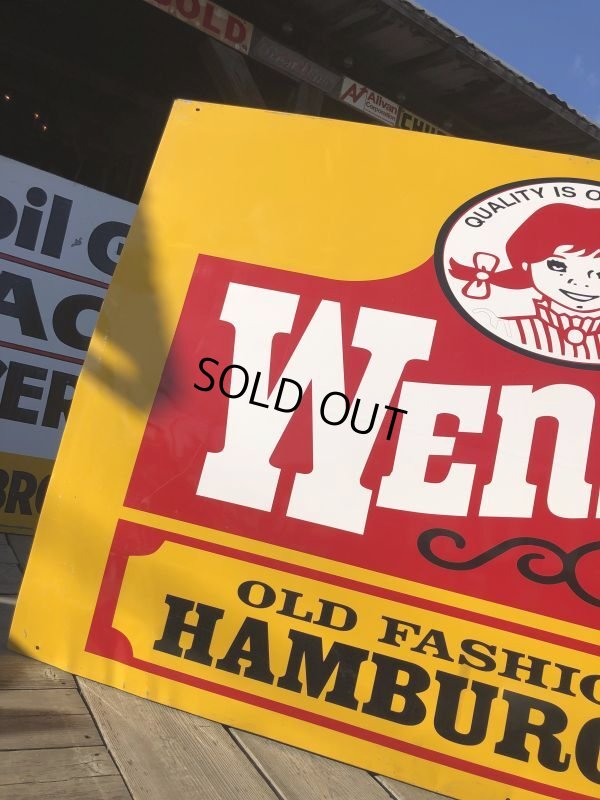 画像15: 【店舗引き取り限定】Vintage Wendy's Advertising Store Display Sign Huge！ (B650)