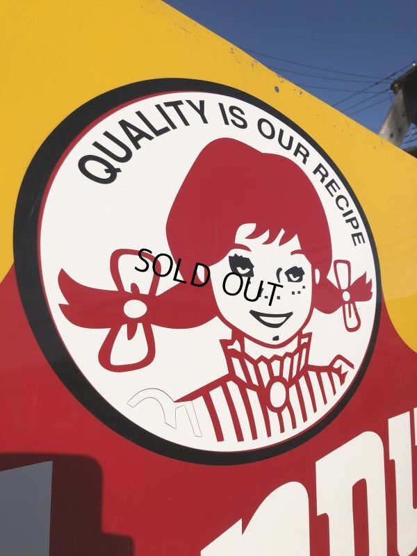 画像10: 【店舗引き取り限定】Vintage Wendy's Advertising Store Display Sign Huge！ (B650)