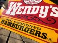 画像4: 【店舗引き取り限定】Vintage Wendy's Advertising Store Display Sign Huge！ (B650)