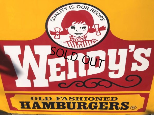 画像9: 【店舗引き取り限定】Vintage Wendy's Advertising Store Display Sign Huge！ (B650)