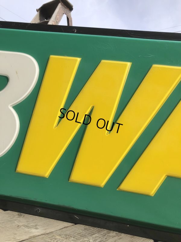 画像23: 【店舗引き取り限定】Vintage SUBWAY Restaurant Advertising Store Display Light Sign Huge !  245cm (B651)