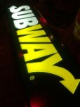 画像9: 【店舗引き取り限定】Vintage SUBWAY Restaurant Advertising Store Display Light Sign Huge !  245cm (B651)