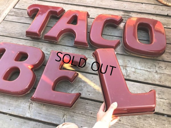 画像8: Vintage Advertising TACO BELL Store Display Letters Light Sign Hard to Find ! (B652)