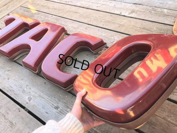 画像5: Vintage Advertising TACO BELL Store Display Letters Light Sign Hard to Find ! (B652)