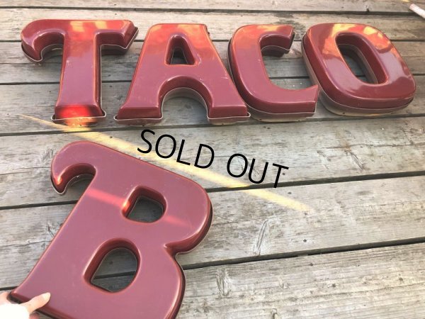 画像6: Vintage Advertising TACO BELL Store Display Letters Light Sign Hard to Find ! (B652)