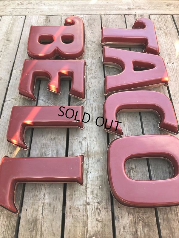 画像11: Vintage Advertising TACO BELL Store Display Letters Light Sign Hard to Find ! (B652)